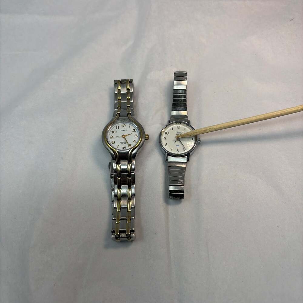 Timex Linwood Street White Dial Two-Tone 25mm Ladies Watch & other ladies timex
